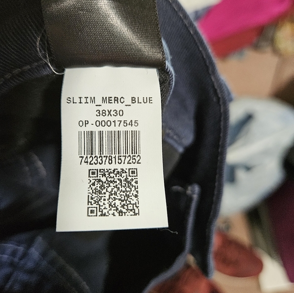 Mott & Bow Slim Mercer Blue Jeans 38 X 30 - Picture 9 of 9